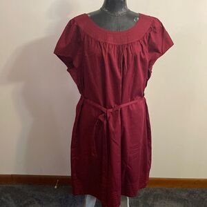 Merona dress, size 3, Burgundy (Cotton)